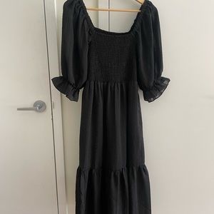Elegant Black Women's Dress Madewell Size M